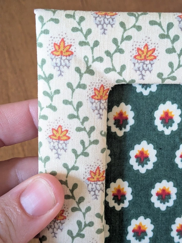 Marco de fotos de tela, estilo cabaña inglés Foto 3 de 4