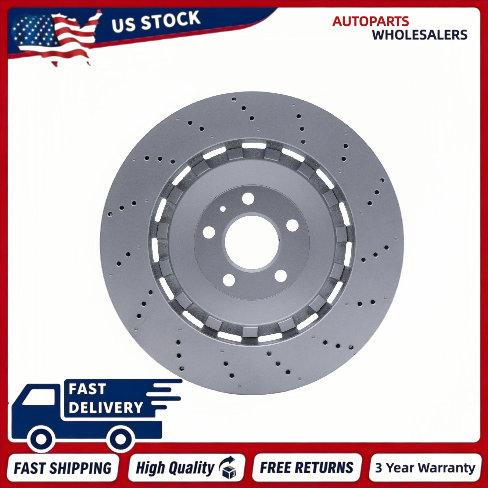 Audi R8 2014-2023 Front Brake discs 2 pcs P/N 8T0615301