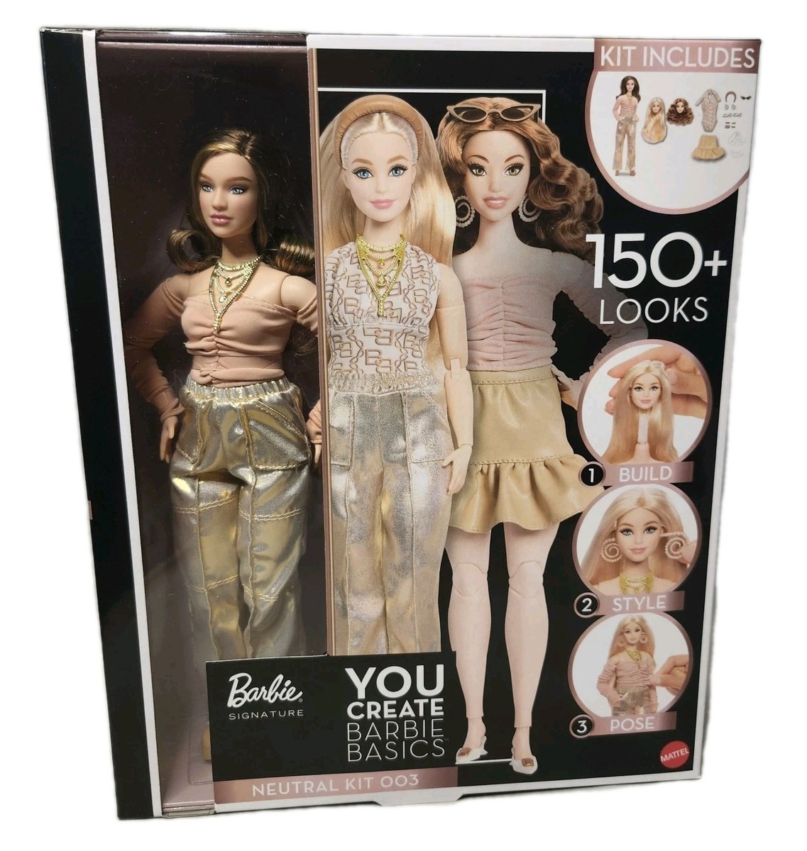 2026 Curvy Barbie Signature You Create Neutral Kit 003 Light Skin