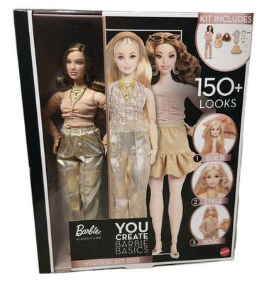 2026 Curvy Barbie Signature You Create Neutral Kit 003 Light Skin
