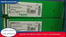 New In Box Schneider 140NOE77111 PLC Module 1...