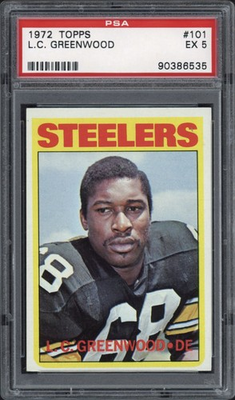 #ad #ad 1972 Topps L.C. Greenwood Rookie RC #101 PSA 5 Excellent Steelers $34.99