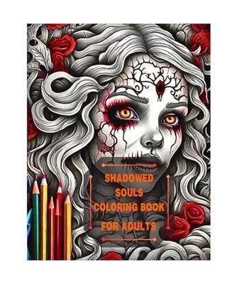 Shadowed Souls Coloring Book | Horror | Draw | Creepy | stress relief | Relaxati
