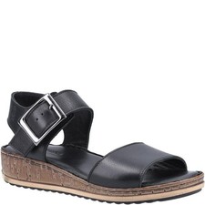Image of Hush Puppies Womens/Ladies Ellie Leather Wedge Sandals FS8070