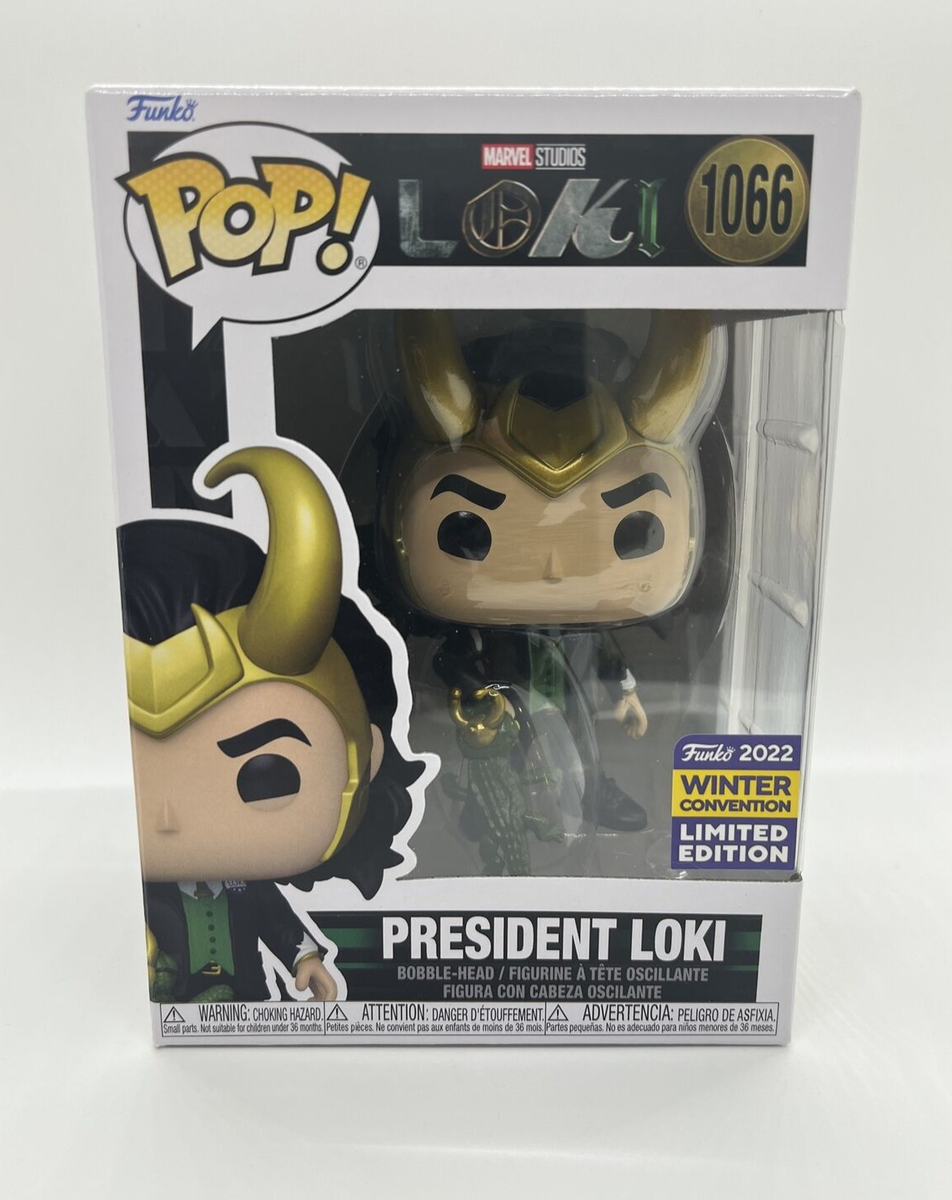 Funko POP President Loki 1066 Marvel 2022 Brazil Comic Con Winter