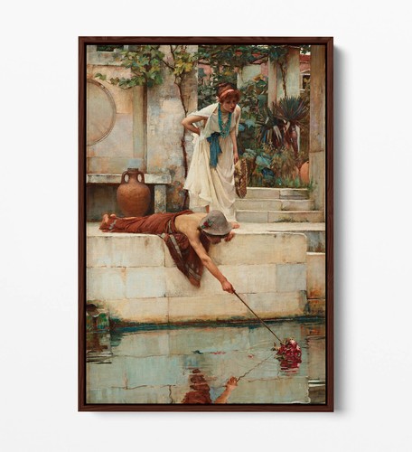 JOHN WILLIAM WATERHOUSE, THE RESCUE - SCHWEBEEFFEKT LEINWANDKUNSTDRUCK - Bild 6 von 12