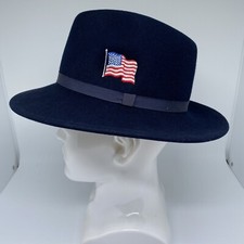 Bailey Original Lite Felt Hat “United We Stand” American Flag Wool Made In USA