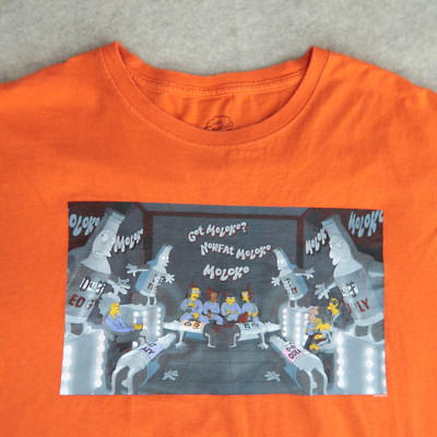 The Simpsons x Clockwork Orange T-Shirt Size Large Got Moloko Cotton Tee