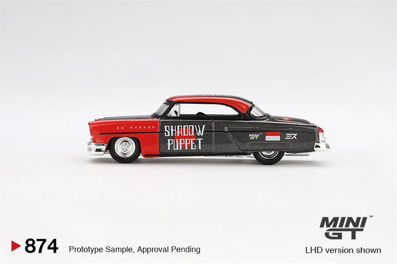 MINI GT 1:64 Lincoln Capri Hot Rod 1954 Shadow Puppet blister box