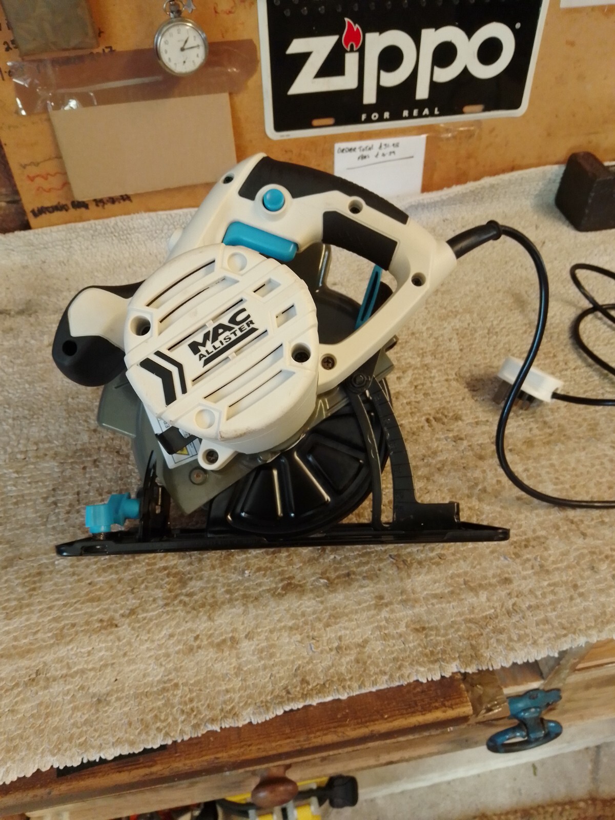 USED MACALLISTER ELECTRIC CIRCULAR SAW LASER 1200W eBay