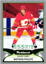 2021-22 UPPER DECK PARKHURST MATTHEW PHILLIPS RC ROOKI #312 CARD $0.99 VALUE BOX