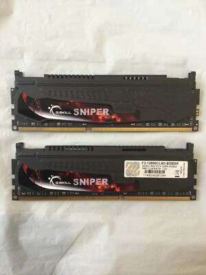 GSKILL SNIPER 8GB DDR3-1600 (4GBx2) F3-12800CL9D-8GBSR
