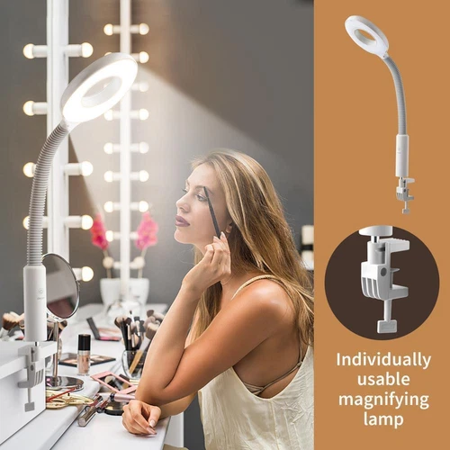 2in1Facial Steamer and 3 X Magnifying Lamp Beauty Spa Skin Care White - Picture 5 of 12
