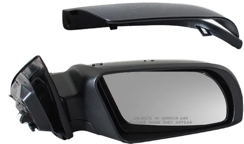 Fits 07-12 NS ALTIMA SEDAN POWER MIRROR PAINT TO MATCH BLACK W/O HEAT W/SIGNAL R