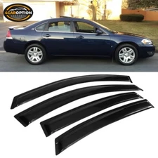 Fits 06-13 Chevy Impala 14-16 Impala Limited Window Visors Rain Sun Guard Vent