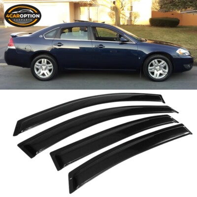 Fits 06-13 Chevy Impala 14-16 Impala Limited Window Visors Rain