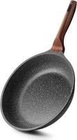 Riovarm 28Cm Induktion Antihaft Bratpfanne Granit Beschichtung Holzgriff