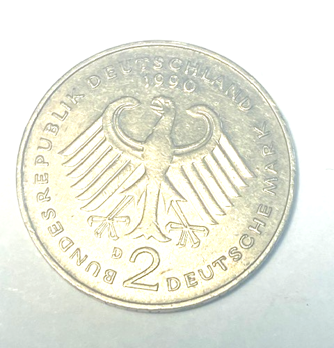 1990FDGermany 2 Mark Coin - Nice Coin ๐ก ๐ก