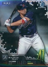 2019 Bowman Chrome Scouts Top 100 #BTP-41 Austin Riley Atlanta Braves Baseball
