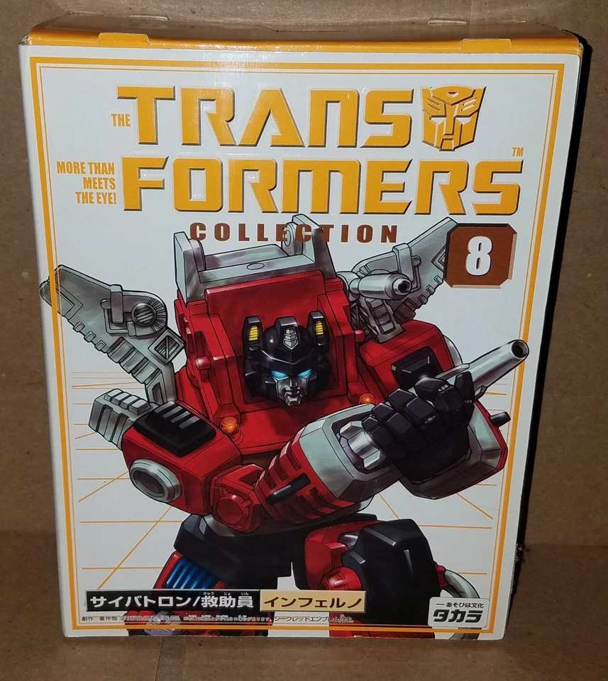 2003 Takara Japan TRANSFORMERS Collection #8 G1 Reissue Autobot INFERNO NEW MISB - Image 3 of 4