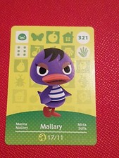 MALLARY ANIMAL CROSSING AMIIBO SERIES 4 CARD #321 TRACKED AU POST geniuine