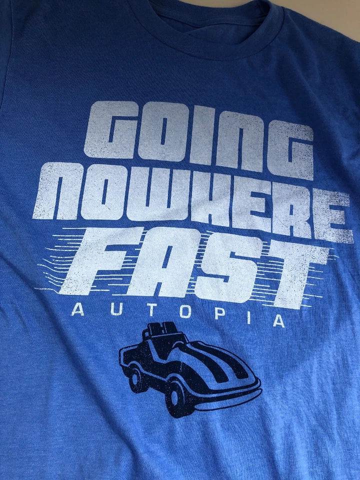 Disney Parks Autopia  Attractions Car Going Nowhere Fast Adult S T Shirt  $35 - Image 2 of 4