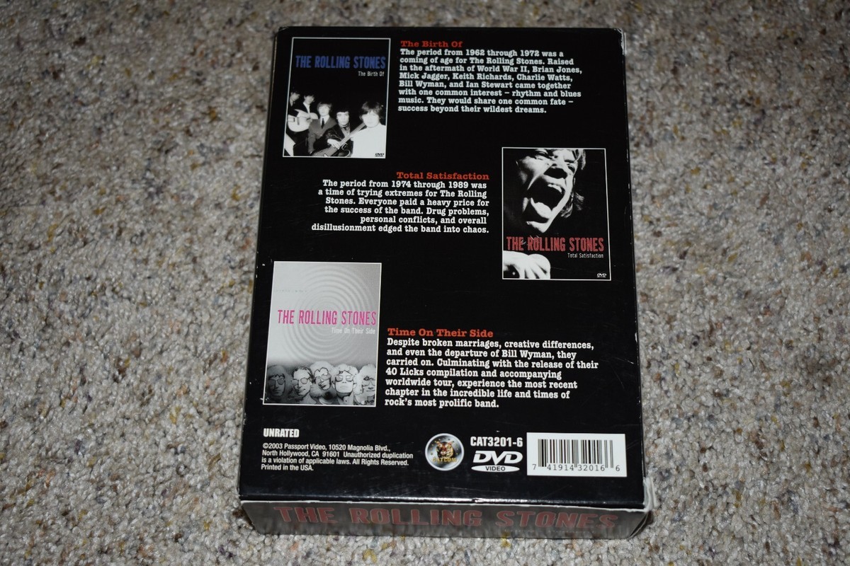 DVD The Rolling Stones 1962-Present 3 Disc Box Set | eBay
