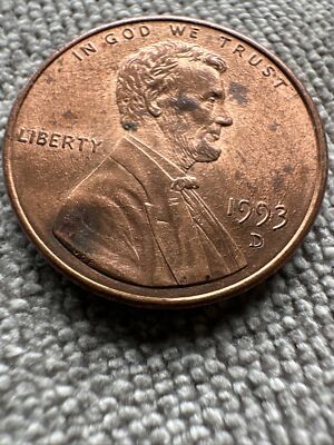 1993 D Lincoln Penny Cent - Close AM Clear Steps On Reverse | eBay