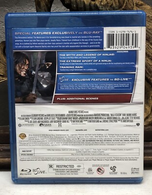 Ninja Assassin (Blu-ray Disc ONLY, 2009) 883929049394| eBay