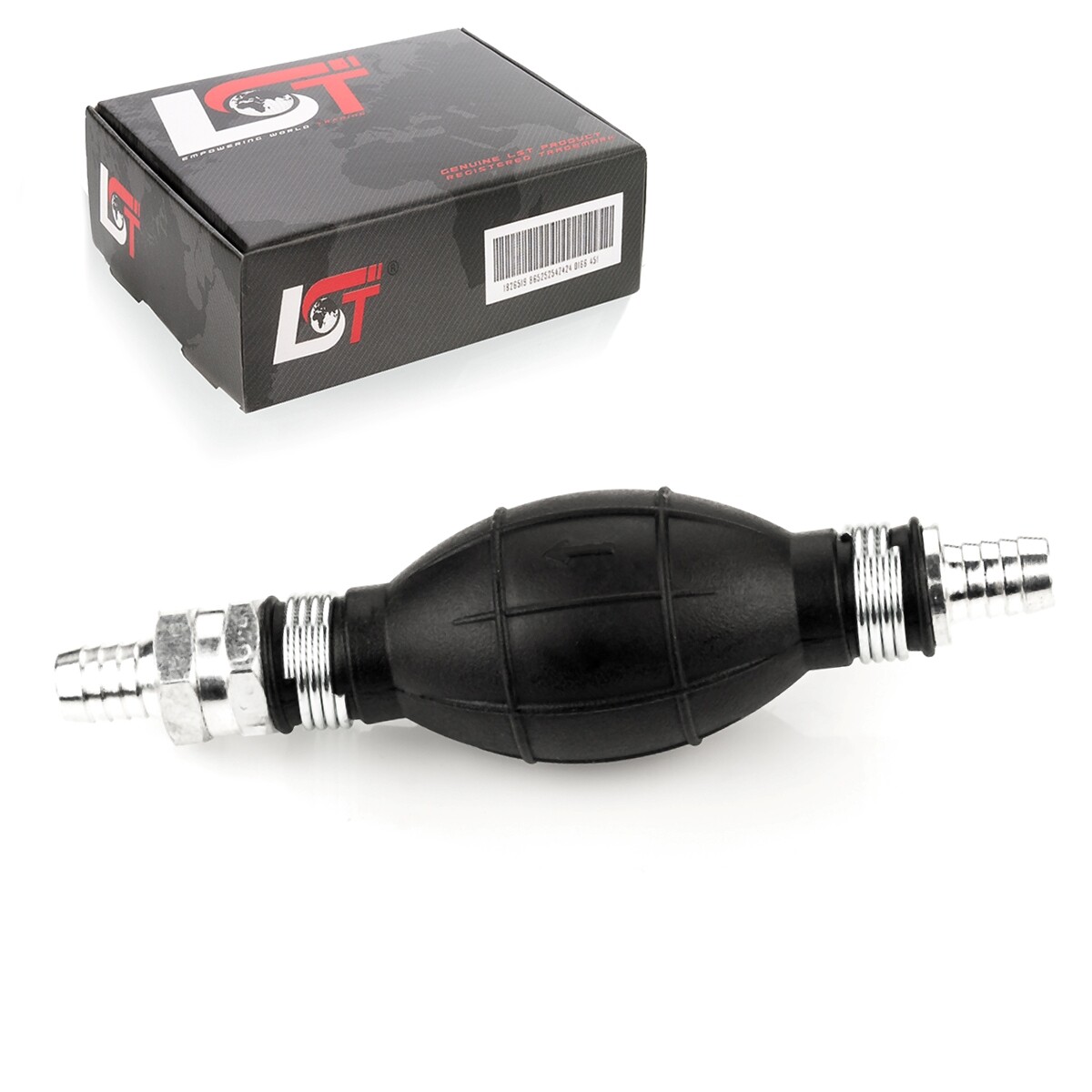 Outboard Motor Hand Pump Fuel Pump Ball Connection Straight 12mm for Yacht Boat