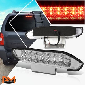 For 00 04 Xterra Dual Rows Led Third 3rd Tail Brake Light Rear Stop Lamp Chrome Ebay