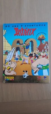 PANINI : ALBUM VIDE ASTERIX Family 60 Ans D’aventures Carrefour POUR 124 IMAGES - Photo 1/2