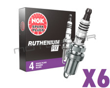6x NGK Ruthenium HX 94279 Spark Plugs (FR6AHX-S)