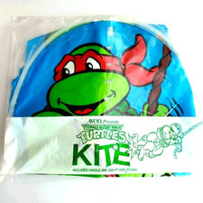Vintage Teenage Mutant Ninja Turtles 1990 Kite Handle 300FT String Raphael