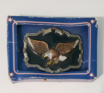 Vintage 1983 Great American Buckle Co Boucle de ceinture