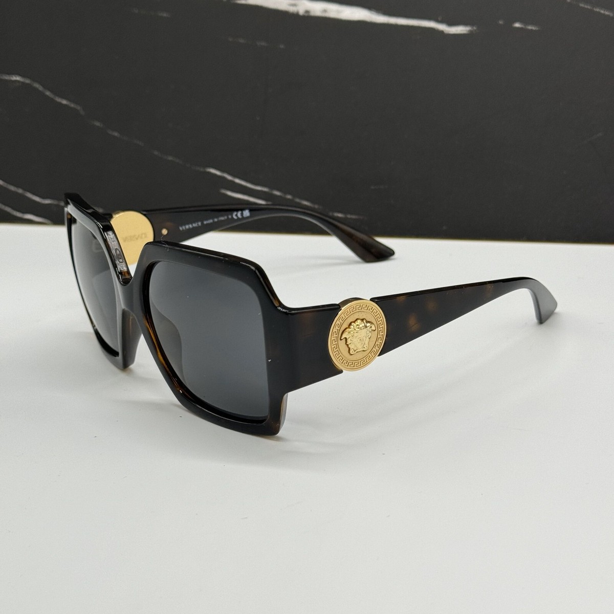 NEW VE4453 108/87 VERSACE SUNGLASSES MOD 4453 HAVANA WOMEN 