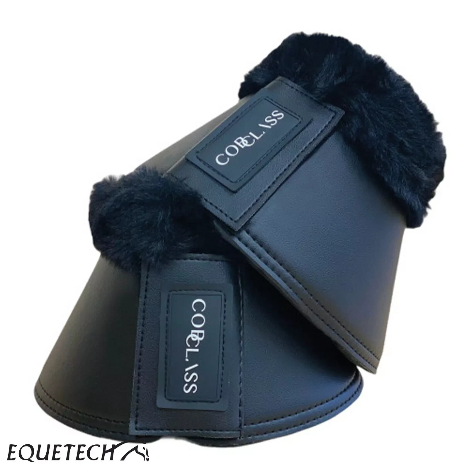 Cob Class Sport Deluxe Over Reach Boots  For Traditional Cob/Draft Horses MEDIUM