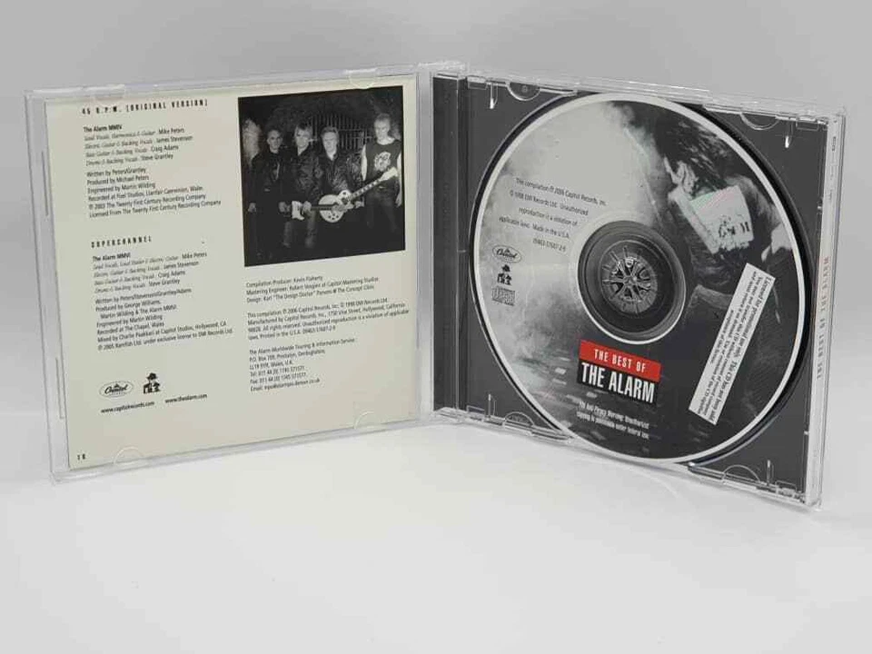 The Alarm : The Best Of CD Album - mike peters - Sixty Eight Guns - PROMO COPY  - Image 3 of 3