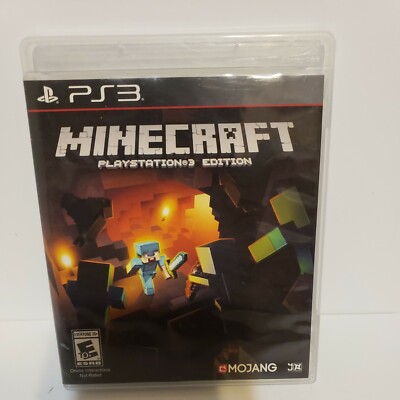 Minecraft - PlayStation 3 Edition (Sony PlayStation PS 3, 2014) Tested Rare