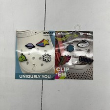 8 Crocs Retro/ Galactic Charms Not All In Pack NEW