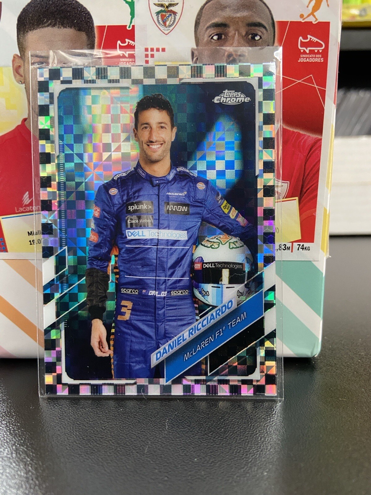 2021 Topps Chrome Formula 1 Daniel Ricciardo Checkerboard McLaren #5