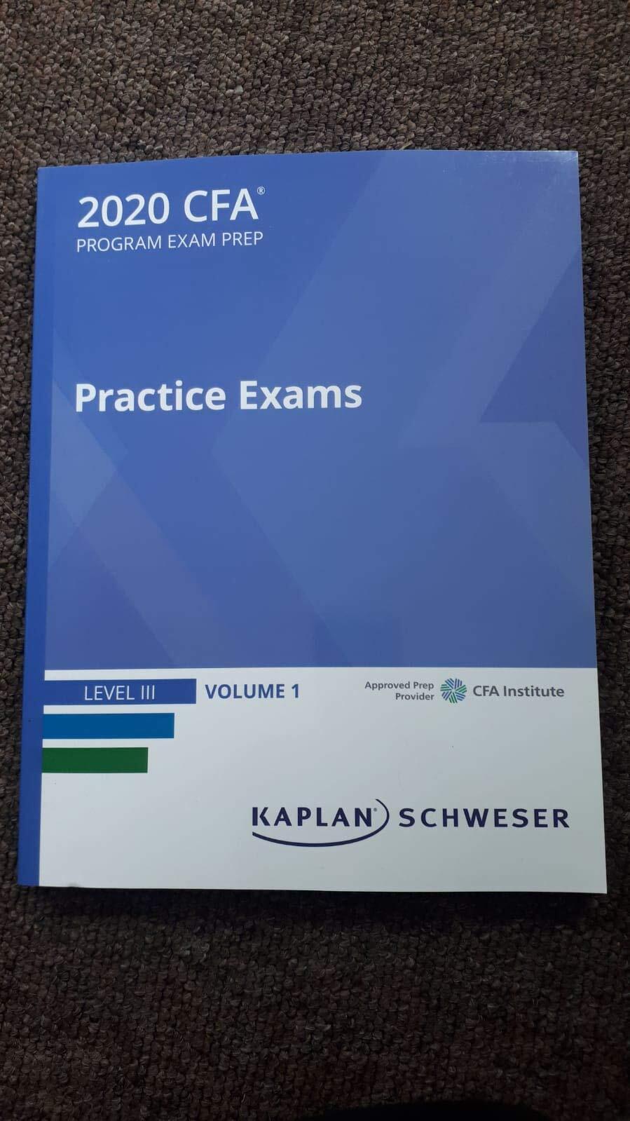 2020 CFA Level III Practice Exams Vol 1-image