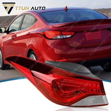 US Built Outer Halogen Tail Light For 2014-2016 Hyundai Elantra Left Side
