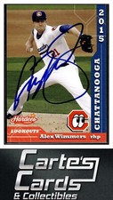 Alex Wimmers 2015  Grandstand Chattanooga Lookouts #NNO  TTM/IP Signed Auto