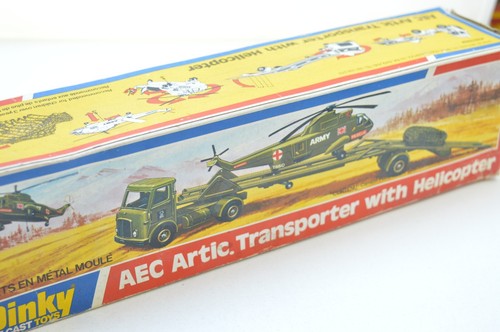 DINKY 618 AEC ARTIC TRANSPORTER WITH HELICOPTER - Picture 22 of 23