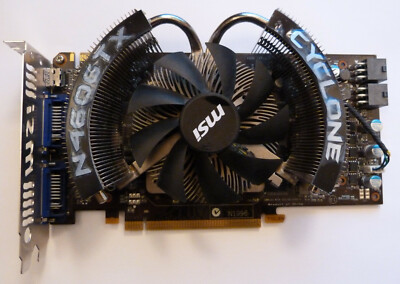 MSI GeForce N460 GTX CYCLONE 768MB DDR5 PCI-E Grafikkarte 