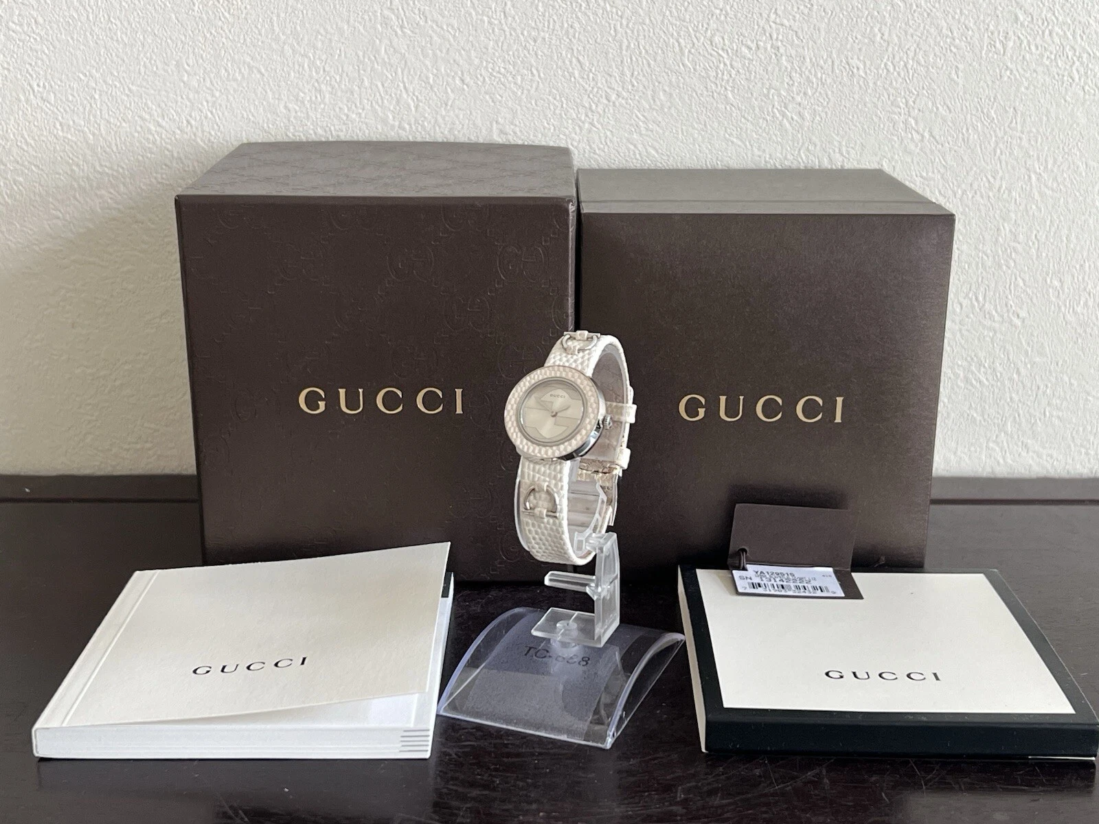 Montre à quartz Gucci 129,5 U Play YA129515 cadran argenté [Occasion]