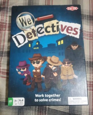 ''We Detectives'' (2015) Board Game COMPLETE - Mystery Tabletop Family Game