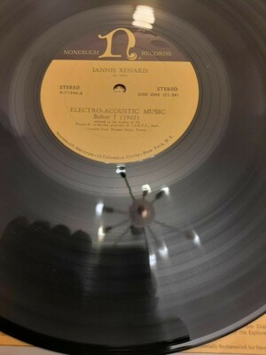 Iannis Xenakis ‎- Electro-Acoustic Music . 1st U.S 1970 Nonesuch H