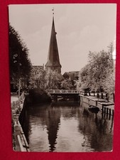 Borstel 1990. Altes Land / Elbe. Schöne alte s/w-AK. Frankiert & gelaufen.